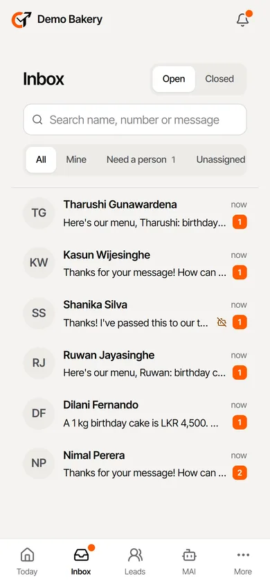 The inbox